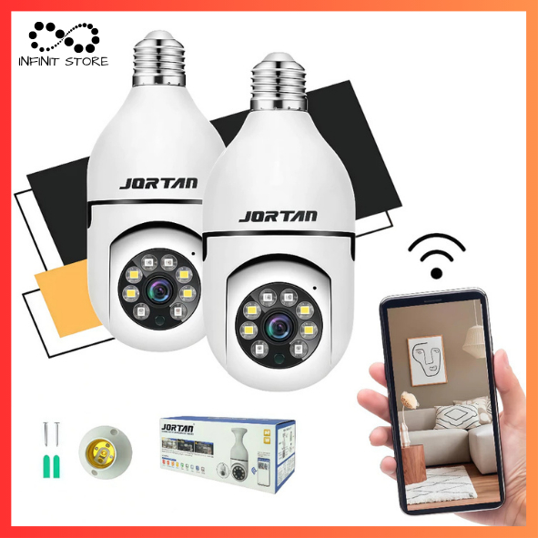 Kit Câmeras De Segurança 360° Sem Fio WiFi Visão Noturna, Microfone, Alto Falante Aplicativo Yoosee em Oferta na Shopee