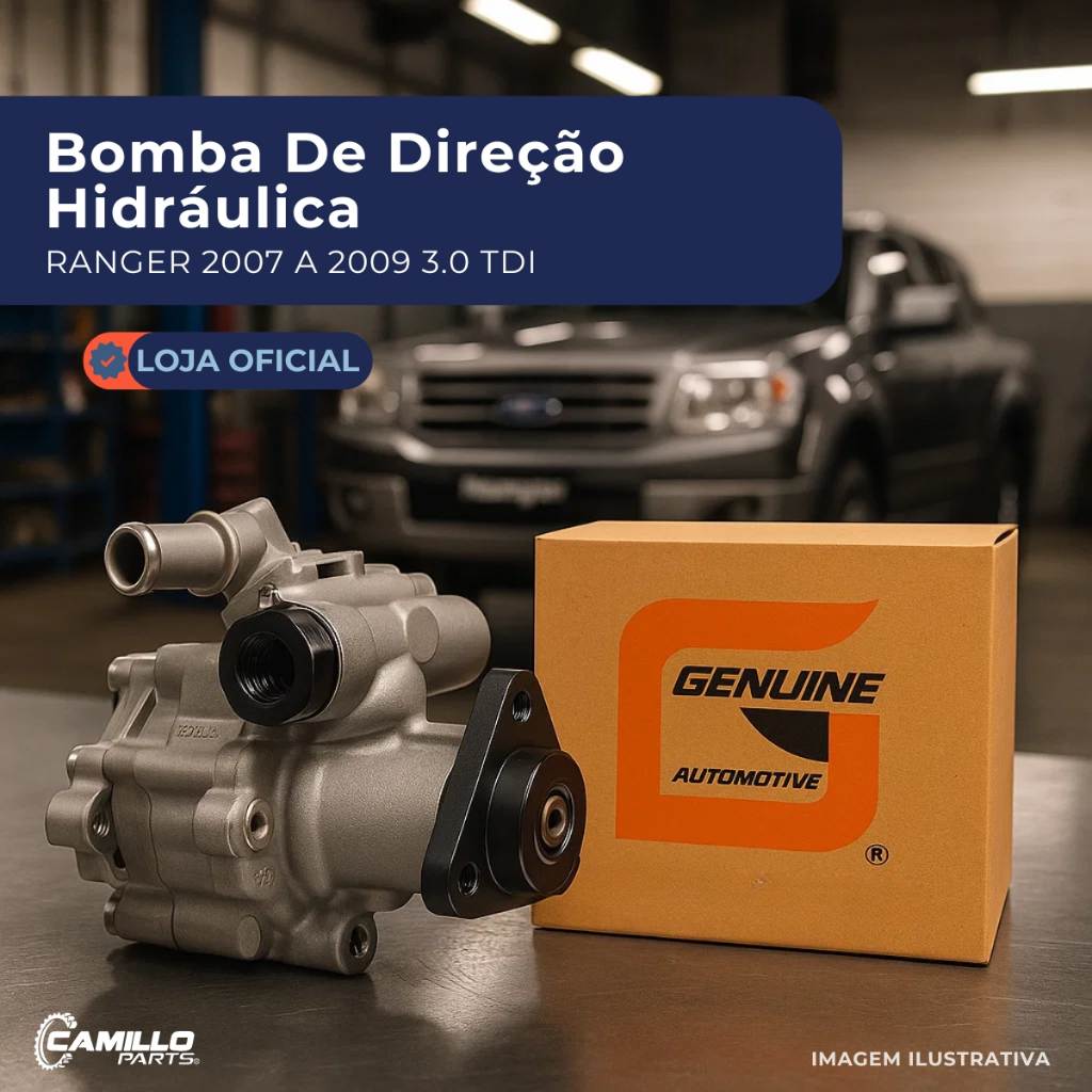Bomba Hidráulica De Direção Ford Ranger 3.0 Tdi 2007 2008 2009 2010 2011 2012 2013