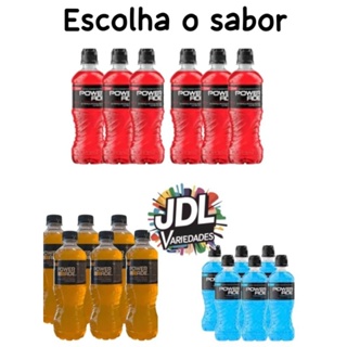 Kit c/6 uni powerad frutas ou monsterblast ou laranja isotônico em Oferta na Shopee