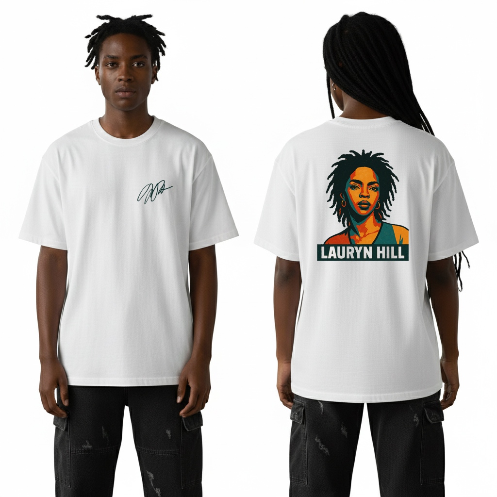 Camiseta Lauryn Hill Música Cantora R&B