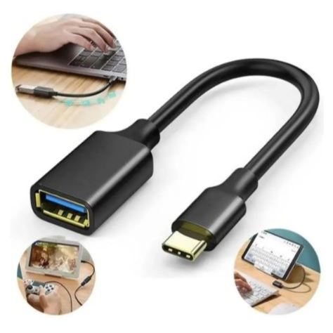 Cabo OTG Tipo-C Kapbom KA-30TY | Conecte Pendrive, Teclado, Mouse e Controle no Celular
