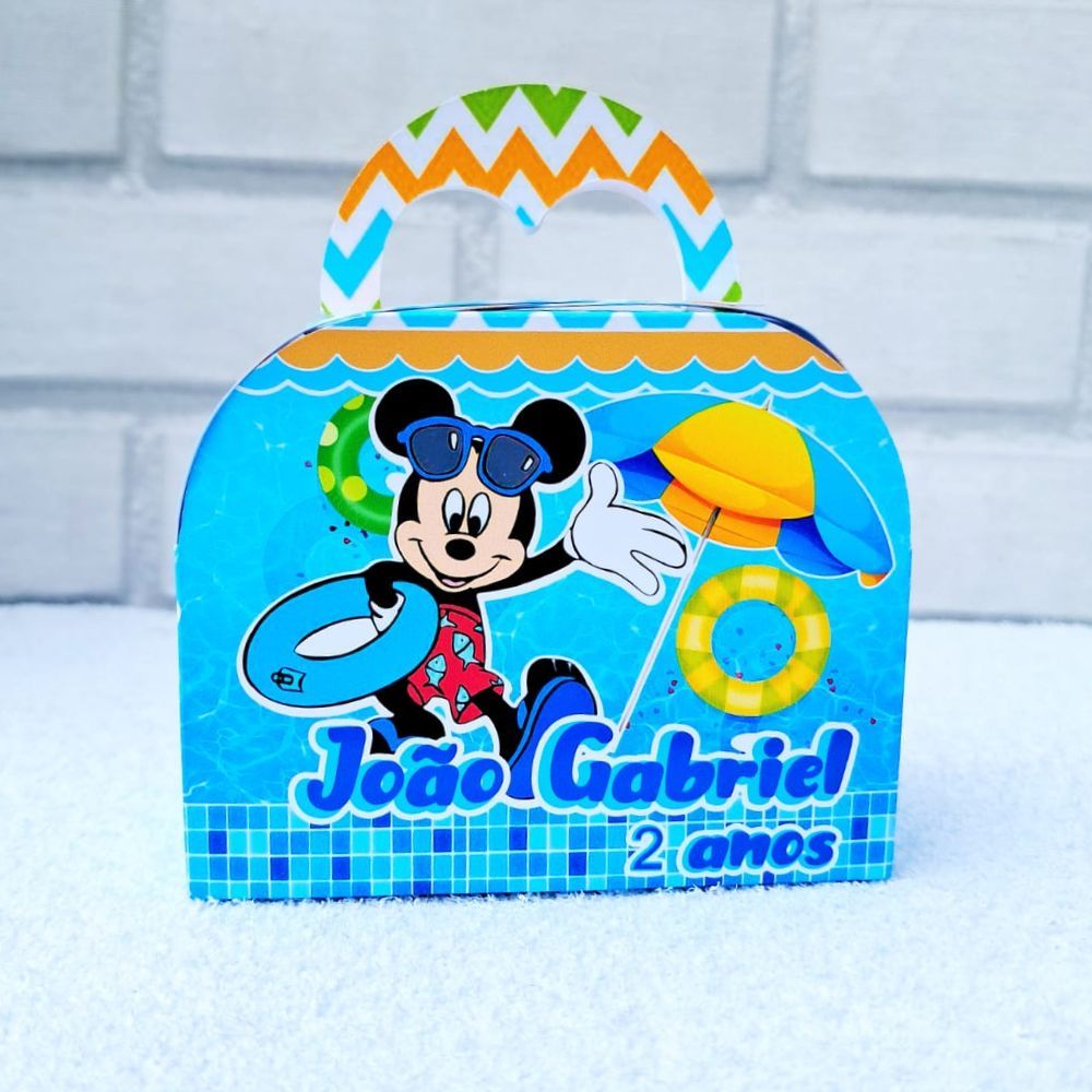 Kit Festa infantil MICKEY POOL PARTY-Lembrancinhas Personalizadas - CHÁ DE BEBÊ-já vai semi MONTADAS — imagem 2 de 2