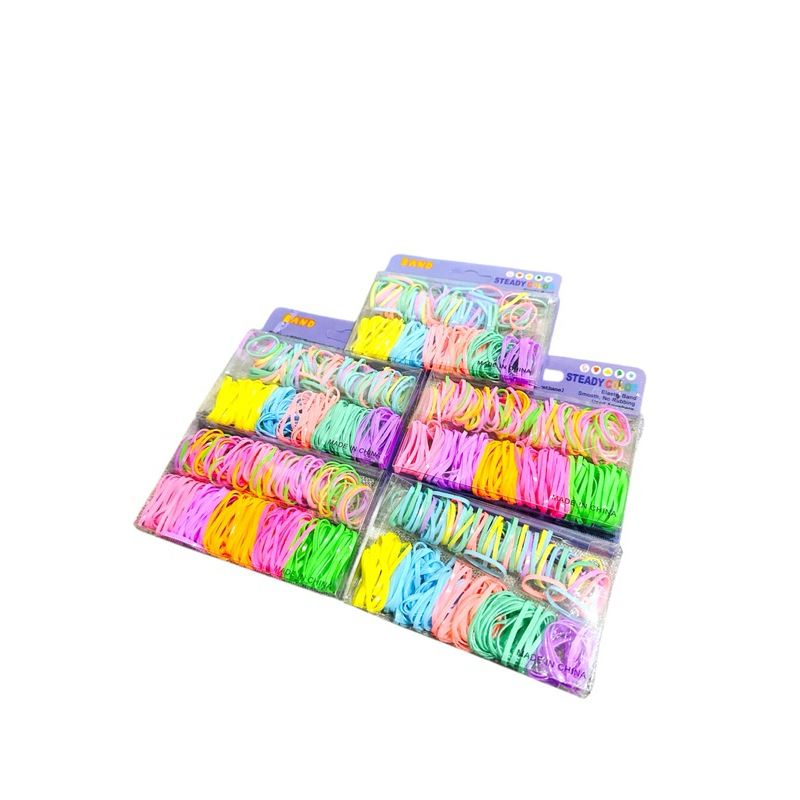 Conjunto De Elásticos Para Cabelo , 1000/500 Peças , Suportes De Rabo De Cavalo e Sem Puxar Meninas Crianças — imagem 2 de 2