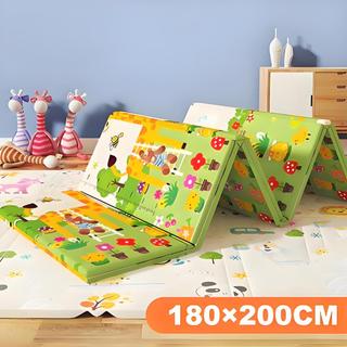 TAPETE TATAME INFANTÍL 200cmx180cm x6mm Bebê Dupla Face Emborrachado