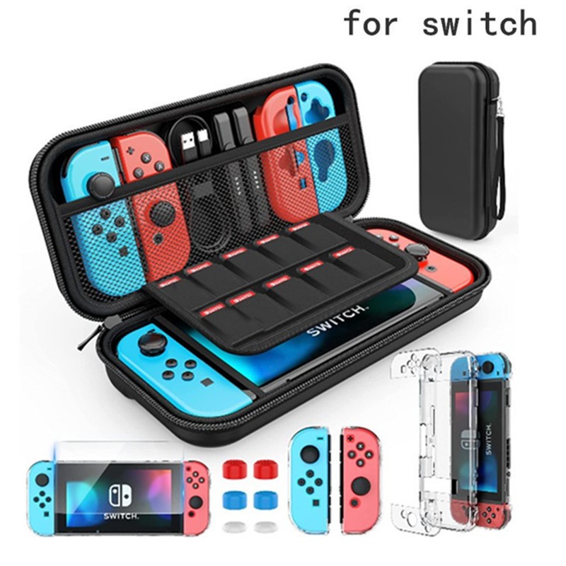 Estojo de Transporte para Gamepad do Switch Organizador para Switch/Switch OLED/V2 com 8 Slots para Cartuchos de Jogos
