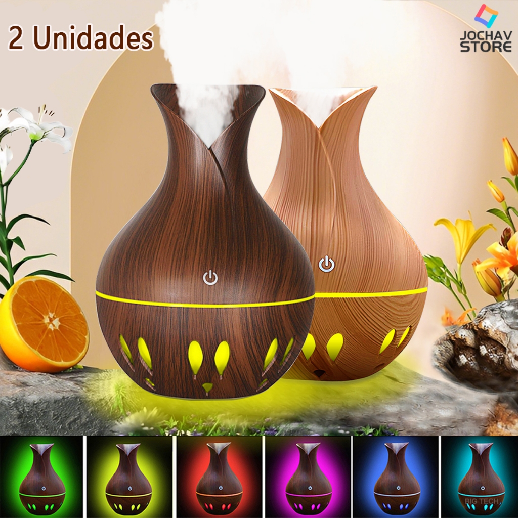 Difusor Aromatizador Umidificador De Ar De Ambiente 8H LED Ultrassônico Portátil Escritório Grande Para Quarto Carro em Oferta na Shopee