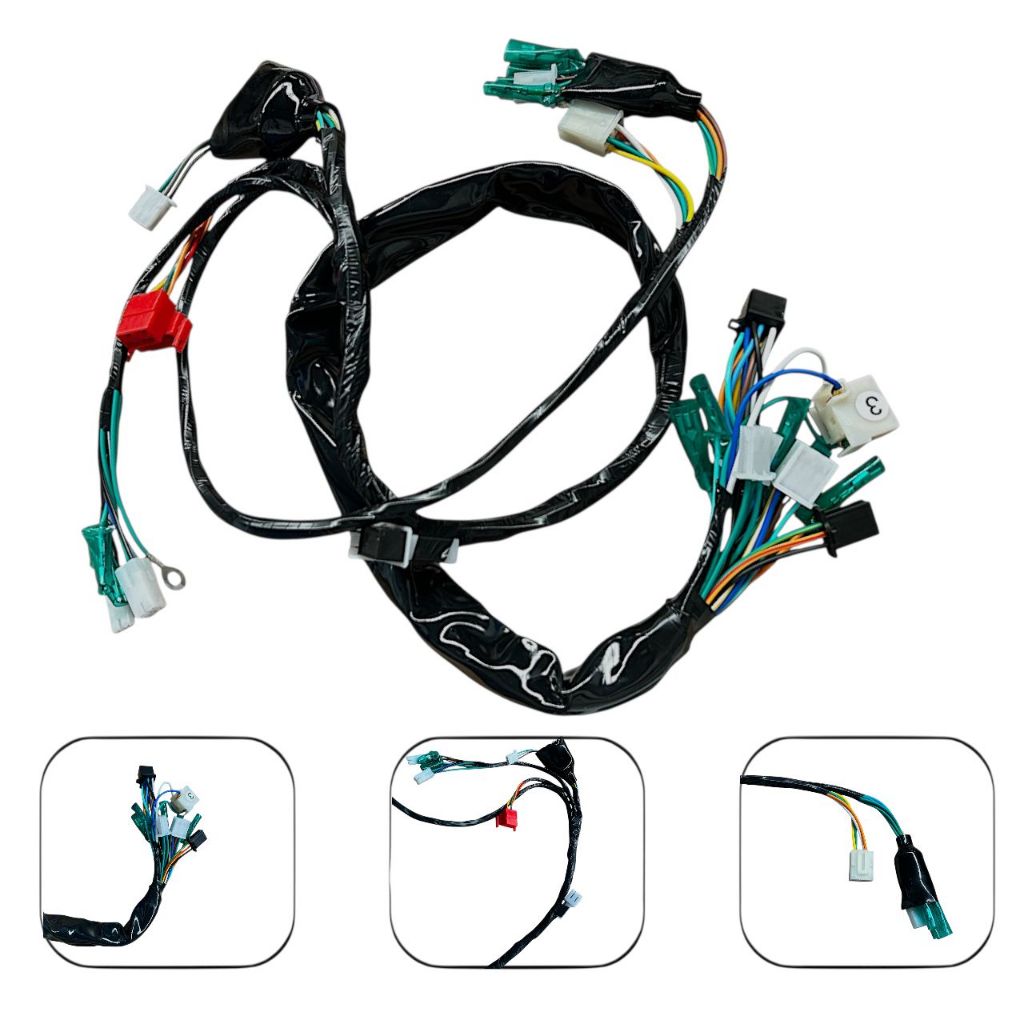 Chicote Fiação Principal P/Moto Honda Cg 125 Titan Es/Ks 2000 2001 Até 2002