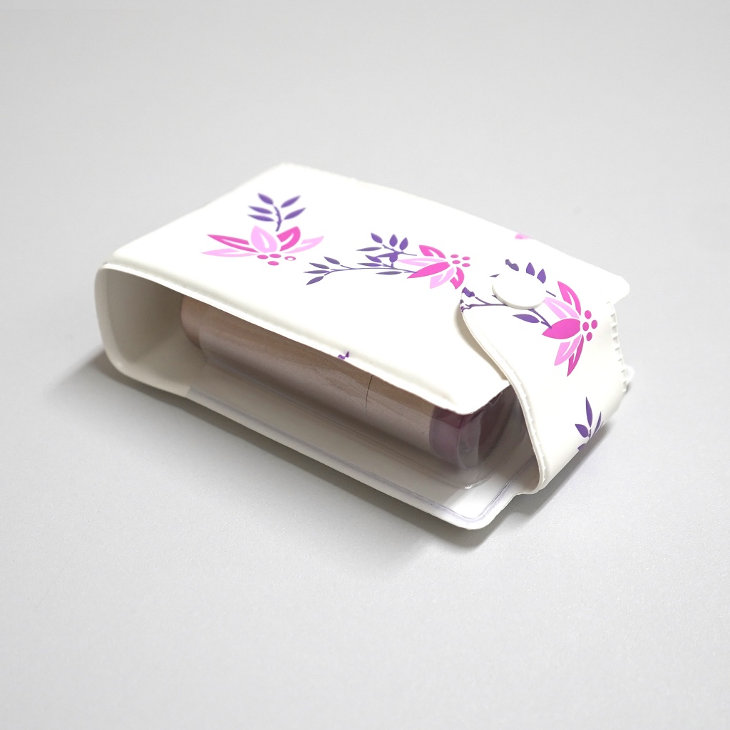 Porta Batom Duplo Com Espelho Feminino Bolsa Diversas Cores