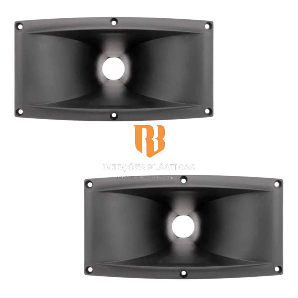 Kit Par Cornetas para Driver de Rosca LC 2325, para Som Profissional, Automotivo, Caixas de Som