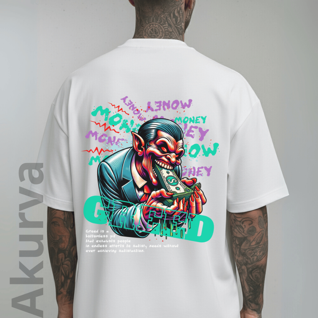 Camisa Camiseta Casual Streetwear Greed Money Coringa Joker Malvadão Tshirt Minimalista Tecido Malha Premium Estampada
