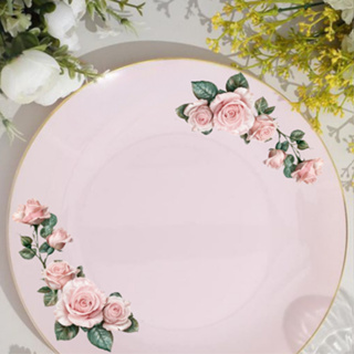 Adesivo Rosas Delicadas Decoração Louças Mesa Posta em Oferta na Shopee