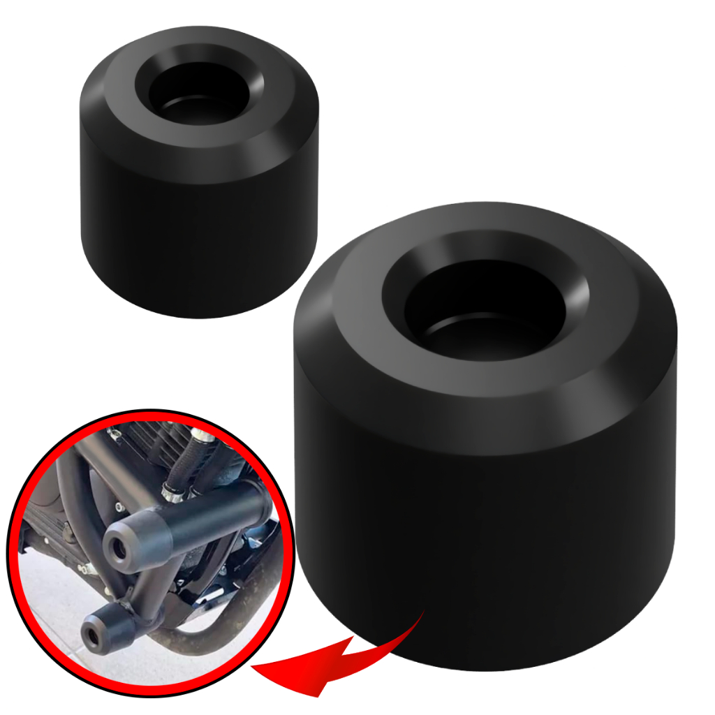 Protetor Universal Tampa Slider Moto – Par para Carenagem – Ponteira resistente