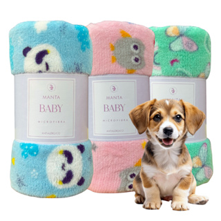 1 Manta Mantinha Pet Cobertor/Coberta Microfibra Soft Estampado/Macia/Quente/Antiácaro/Cachorro/Gato em Oferta na Shopee