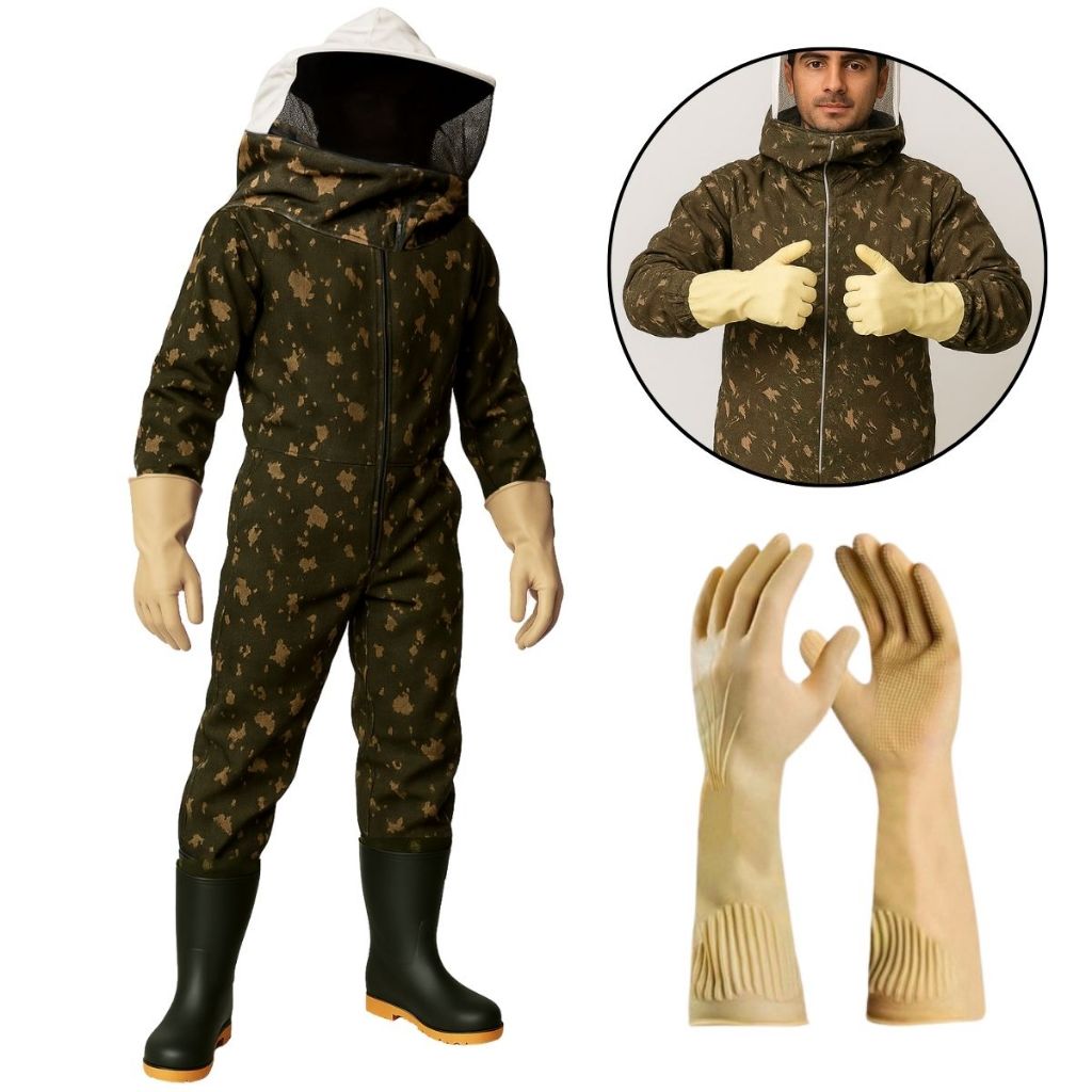 Macacão Apicultor Camuflado Roupa Proteção Abelha  + Brinde em Oferta na Shopee