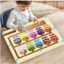 Brinquedo Educativo Labirinto Montessori Jogo Cores Infantil