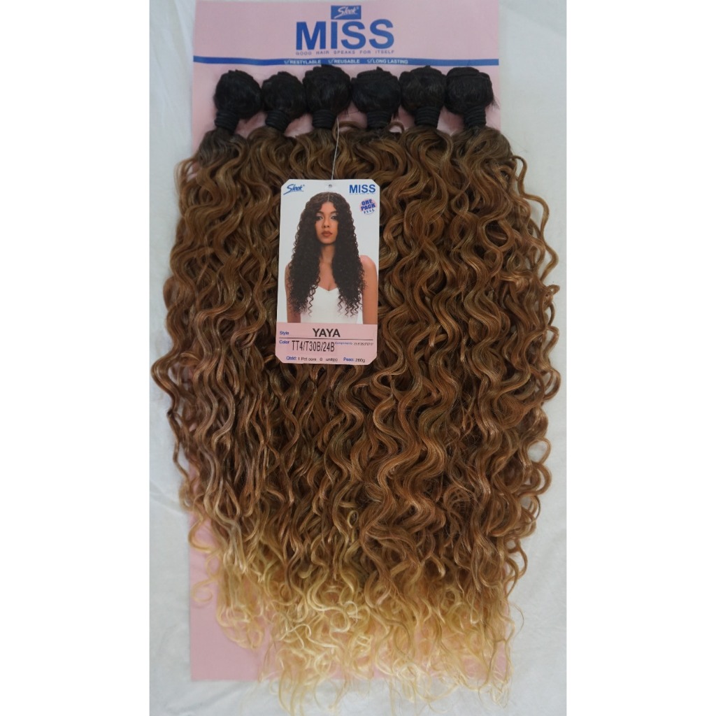 Cabelo Orgânico Cacheado Miss YAYA- Sleek 65cm260G