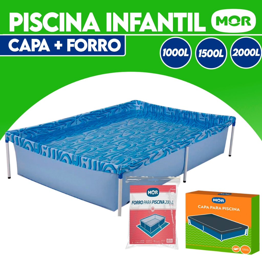 Piscina Capa E Forro MOR Proteção e Durabilidade Tamanhos