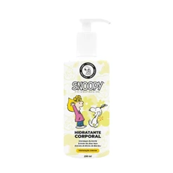 Hidratante Corporal Snoopy & Ticiane Pinheiro 250ml com Manteiga de Karité, Extrato de Aloe Vera e de Broto de Bambu