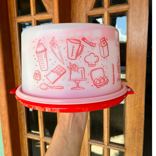 Tupperware Porta Bolo Big Cake Redondo