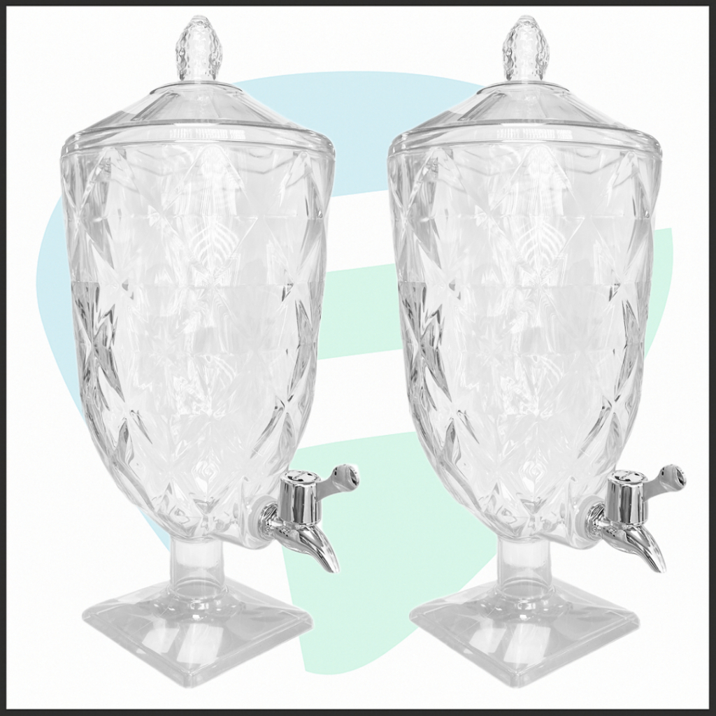 Kit 2 Suqueiras Xplast 4,5 Litros Dispenser Com Torneira Alta Qualidade