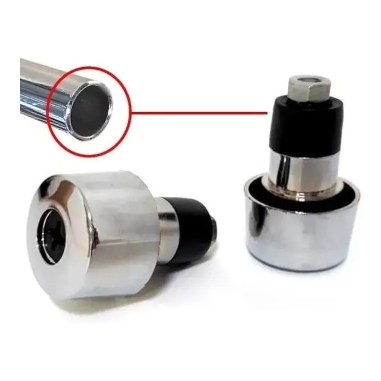 Peso de Guidão Universal Cromado c/bucha