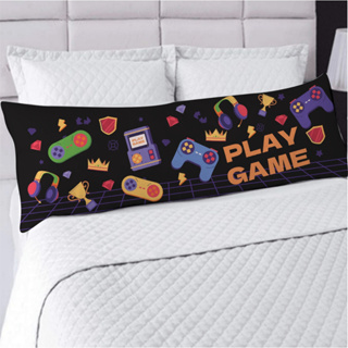 Fronha Avulsa Jogos online ou com Travesseiro de Corpo 125x45cm Decoração para Cama em Oferta na Shopee
