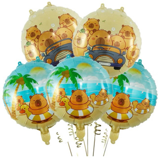 Kit C/5/10/15 Balão Metalizado Capivara 45cm Festa Decoração Enfeite em Oferta na Shopee