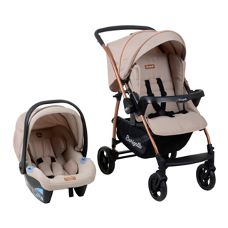 Carrinho Bebê Conforto até 22kg Travel System 4 Rodas Mon Amour Preto burigotto em Oferta na Shopee