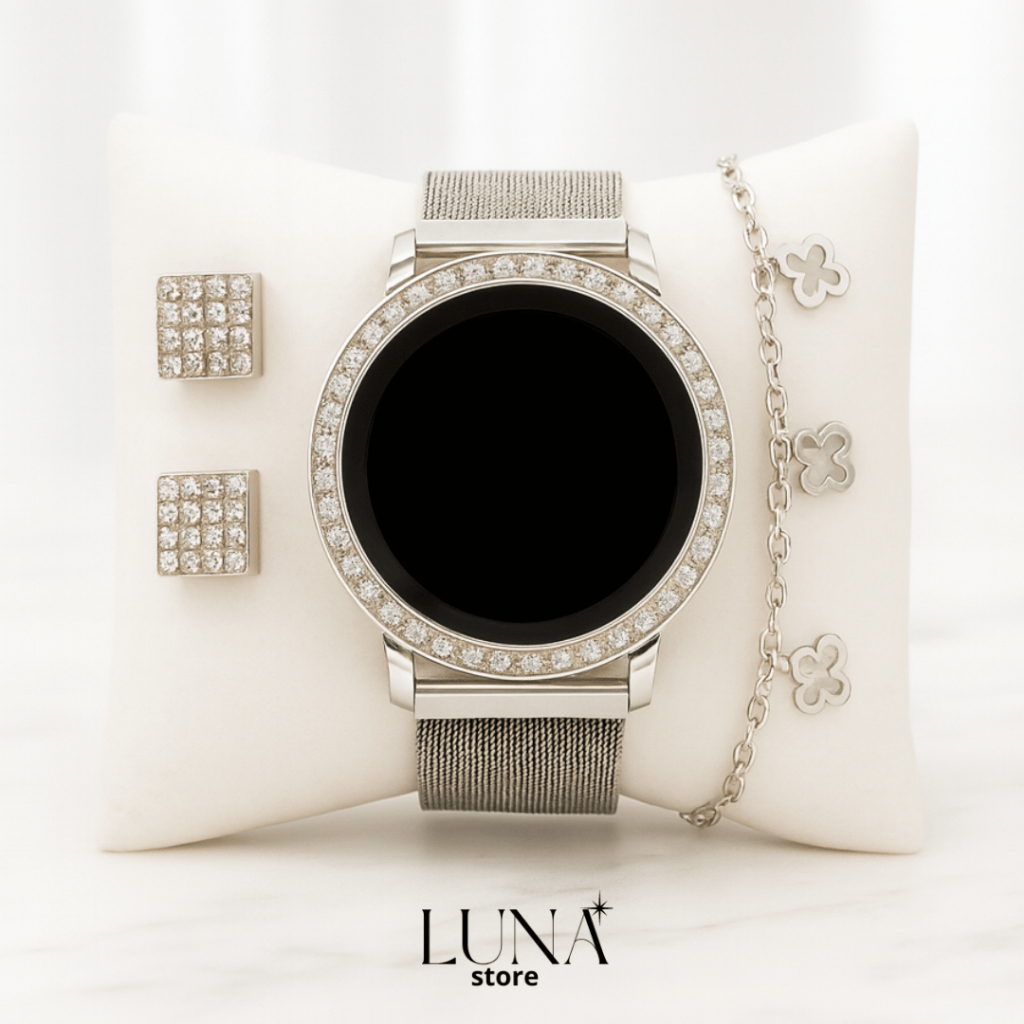 Relógio Digital LED Unissex Alta Nitidez Prata Brinco e Pulseira em Oferta na Shopee