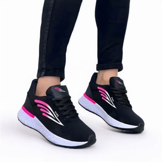 Tenis Feminino Esportivo Academia Corrida Moda Fitnes Caminhada bonito em Oferta na Shopee