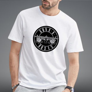 Camiseta T-Shirt Banda Rock 100% Algodão Estampada Guns Roses Básica Lançamento Envio Imediato em Oferta na Shopee
