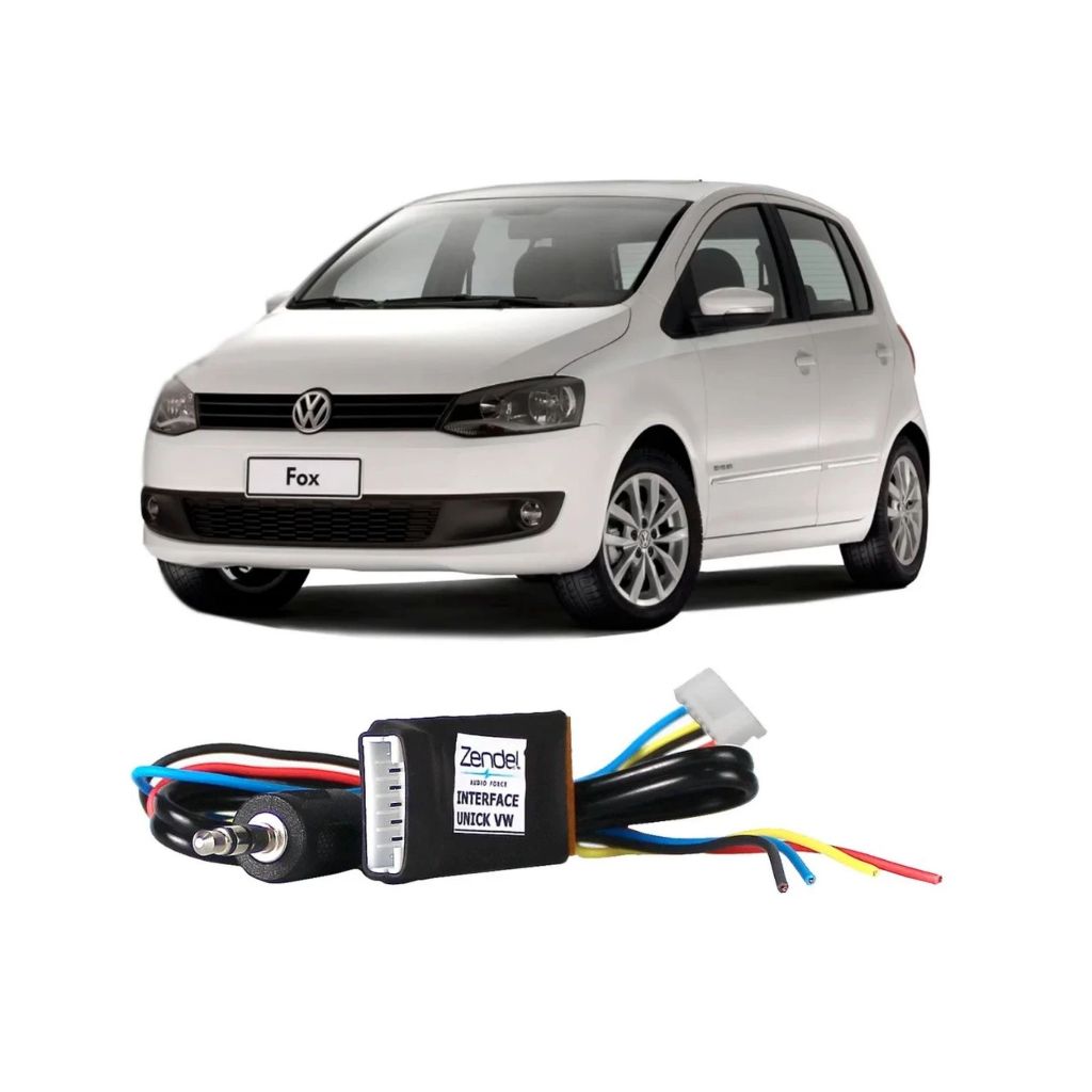 Interface Comando Controle De Volante Fox CrossFox SpaceFox 2010 a 2013 Zendel Unick ZD-UVW