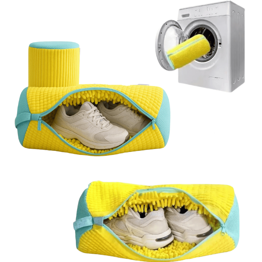 Bolsa Protetora para Lavar Tênis e Sapatos na Máquina – Antidanos e Reutilizável Protege e Limpa em Oferta na Shopee