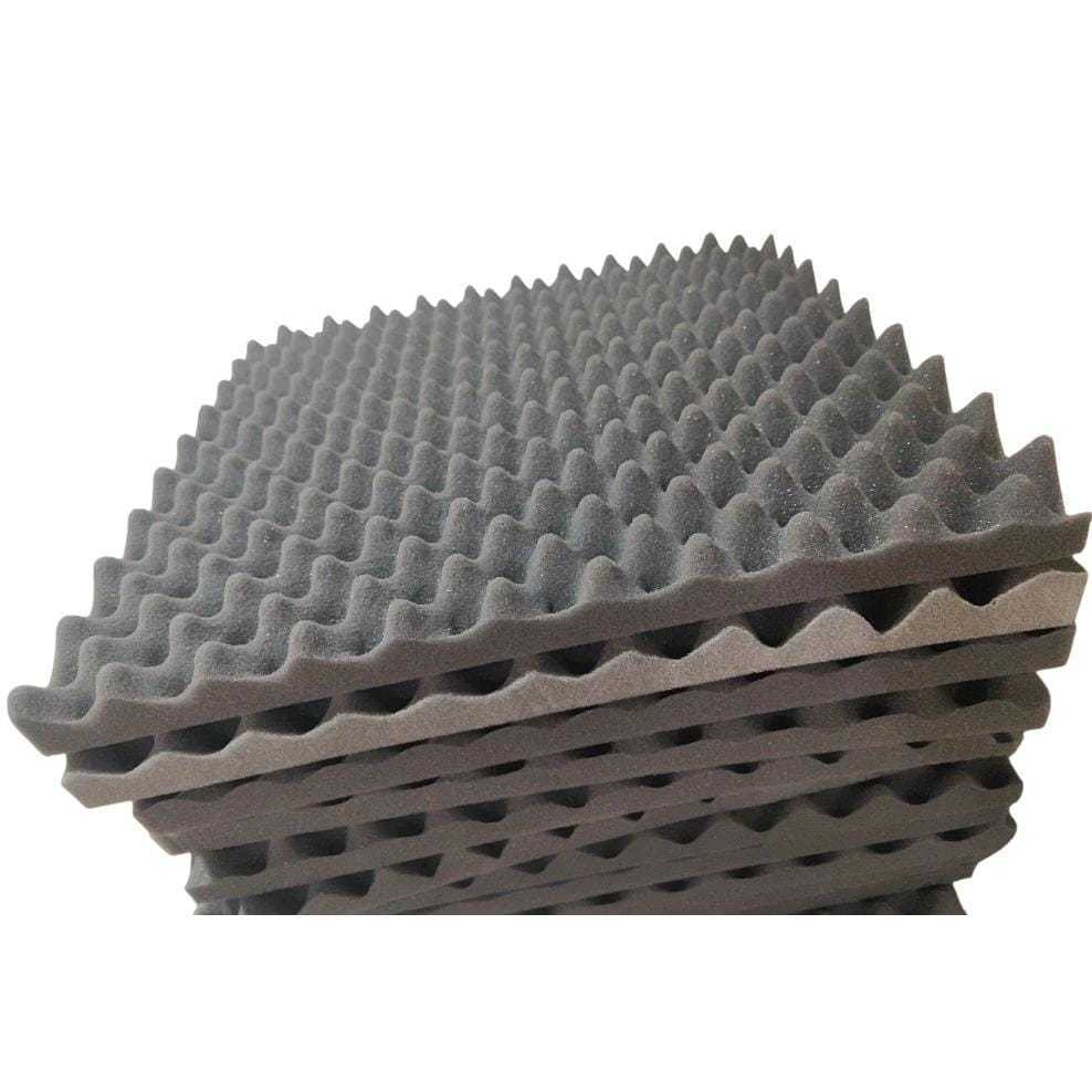 5 Espuma Painel Placa Acustica Antichamas Isolamento Absorve  Absorve De Som Caixa de Ovo 50x50x2cm em Oferta na Shopee