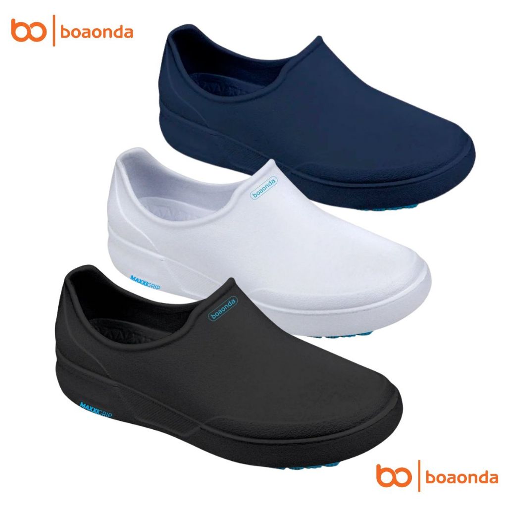 Sapato Clog Tenis Boa Onda Maxxi Enfermagem Hospital Conforto Leve Trabalho Anti-Derrapante Cozinha