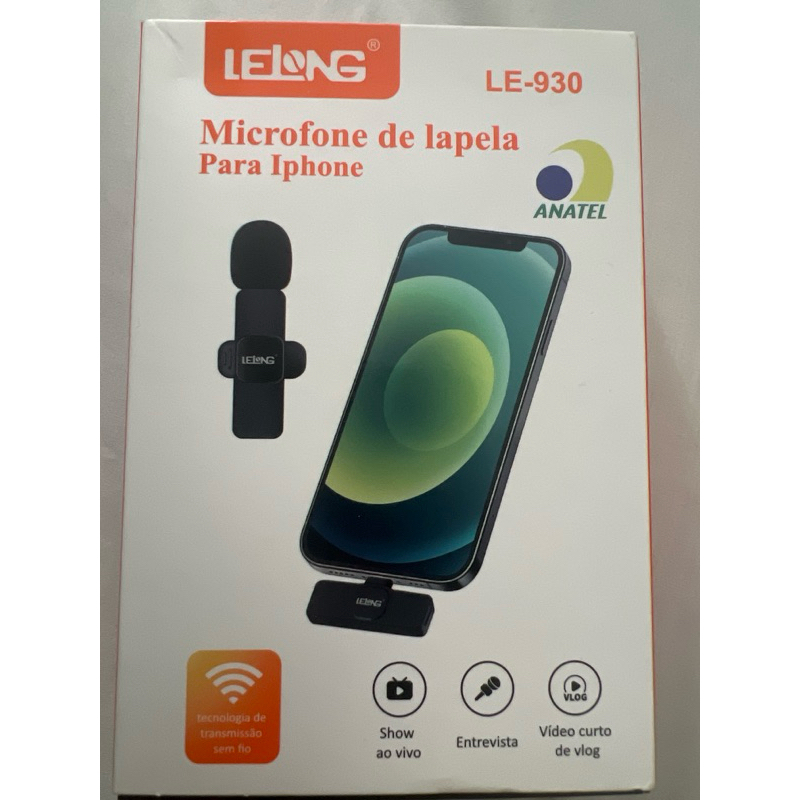 microfone de lapela para iphone