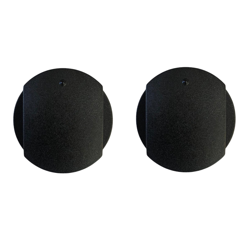 Kit 2 Botão Preto Manipulo Cooktop Para Brastemp W10589007