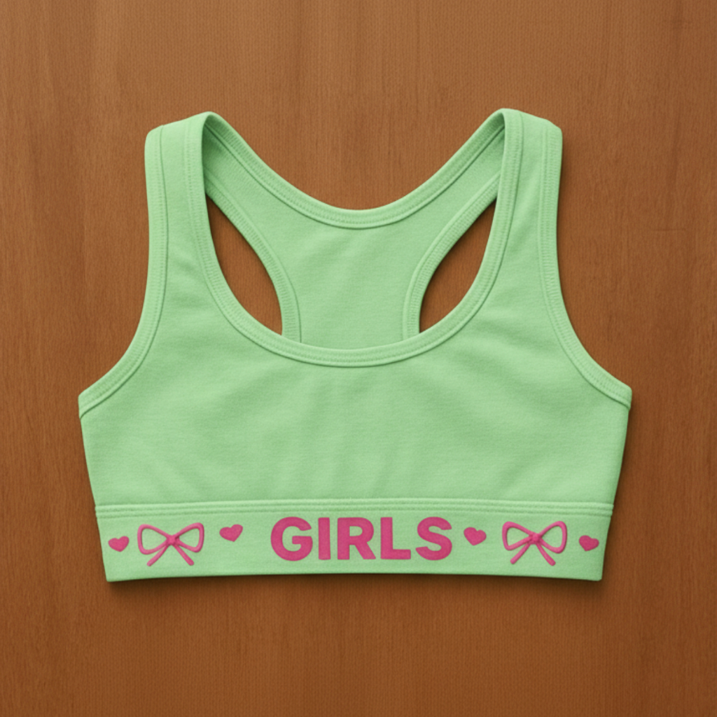 Kit Kits 1, 2 Ou 3 Top Juvenil Infantil Menina Conforto Microfibra 4 A 12 Anos Básico Lindo Sortido Primeiro Soutien