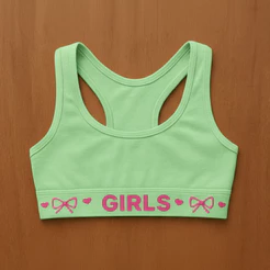 Kit Kits 1, 2 Ou 3 Top Juvenil Infantil Menina Conforto Microfibra 4 A 12 Anos Básico Lindo Sortido Primeiro Soutien