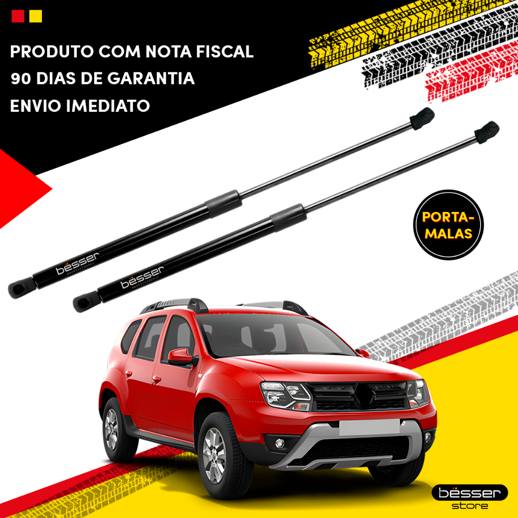 Par Amortecedor Porta Malas  Renault Duster Pistão a Gás Tampa Traseira Duster 2011 à 2020