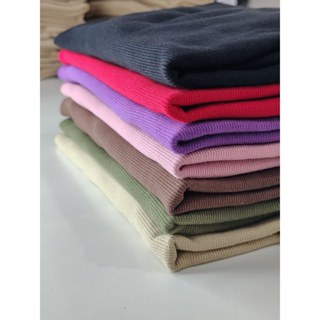 Retalho Malha Ribana 2x1 Canelada Algodão e Elastano para Gola, Punho, Blusas e Regatas - 3mt no KG em Oferta na Shopee