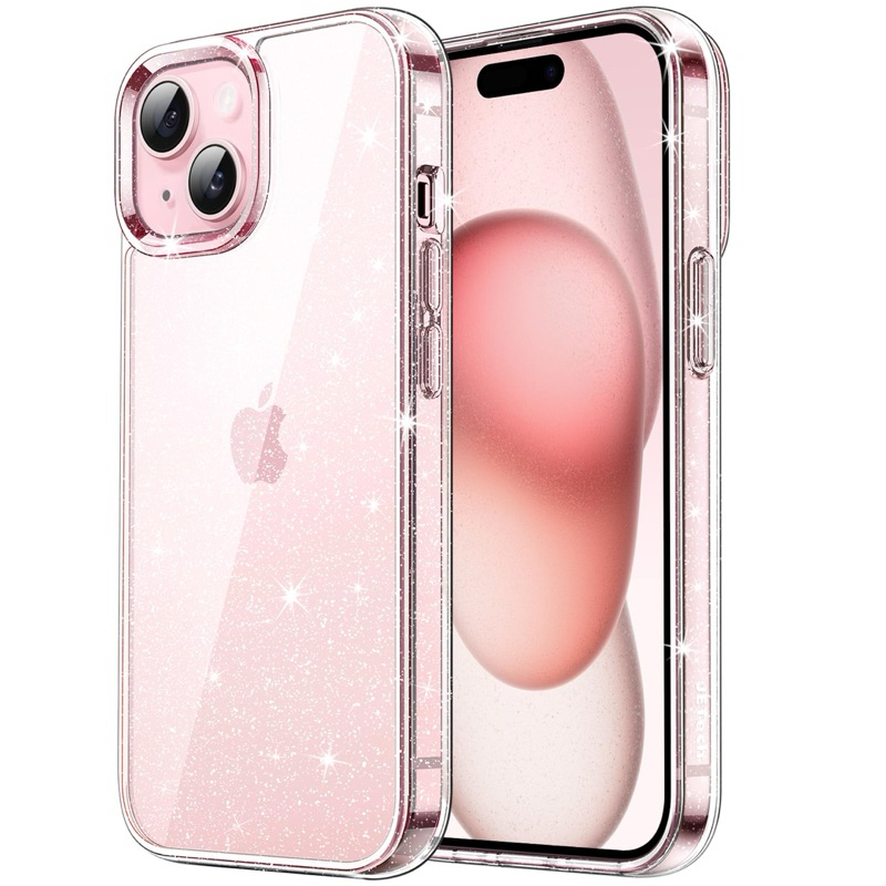 Capa Capinha Luxo Com Glitter Brilho Purpurina IPhone 15