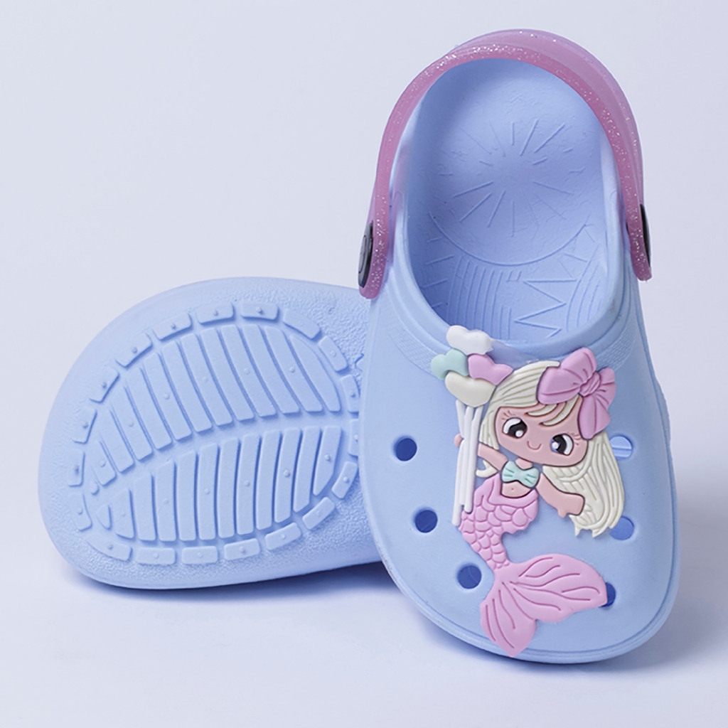Sandália Infantil Sereia Menina Papete Feminina Macia e Confortável Super Fácil De Limpar em Oferta na Shopee