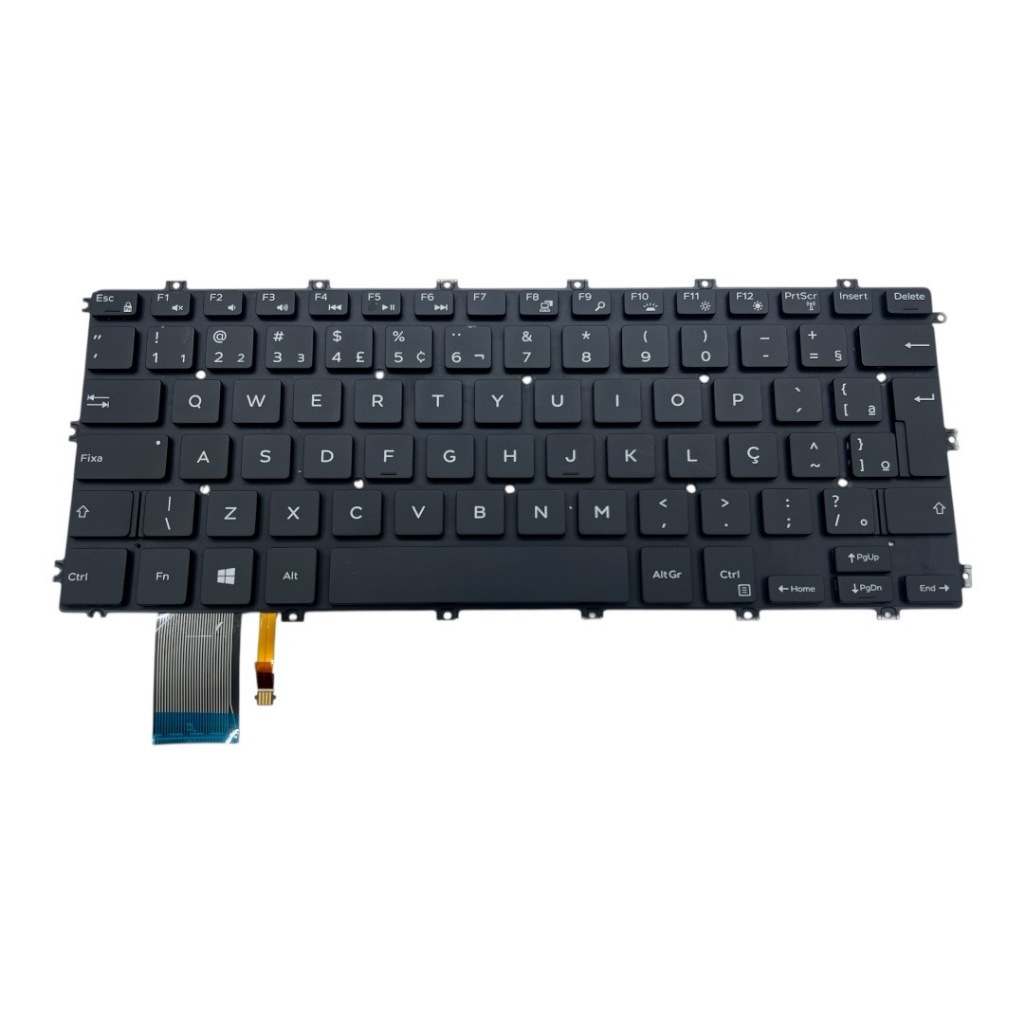 Teclado Para Dell Latitude 3400 3390 3410 Padrão Br C/ Led