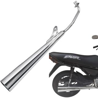 Escapamento silencioso modelo original polimet pop 100 2007 a 2015 em Oferta na Shopee