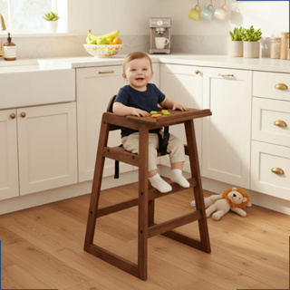 Cadeira Bebe Infantil Criança Madeira Maciça Pinus Restaurante Refeição Alimentação Cadeirão Papinha em Oferta na Shopee