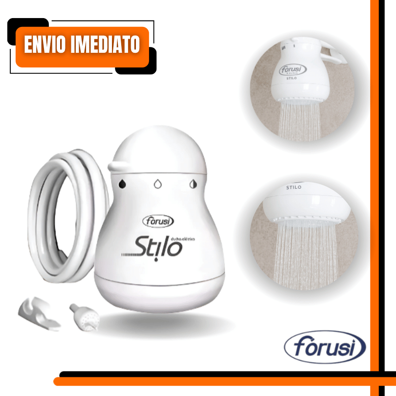 Ducha Stilo Forusi 5400W 127V ou 220V Chuveiro Elétrico Potente