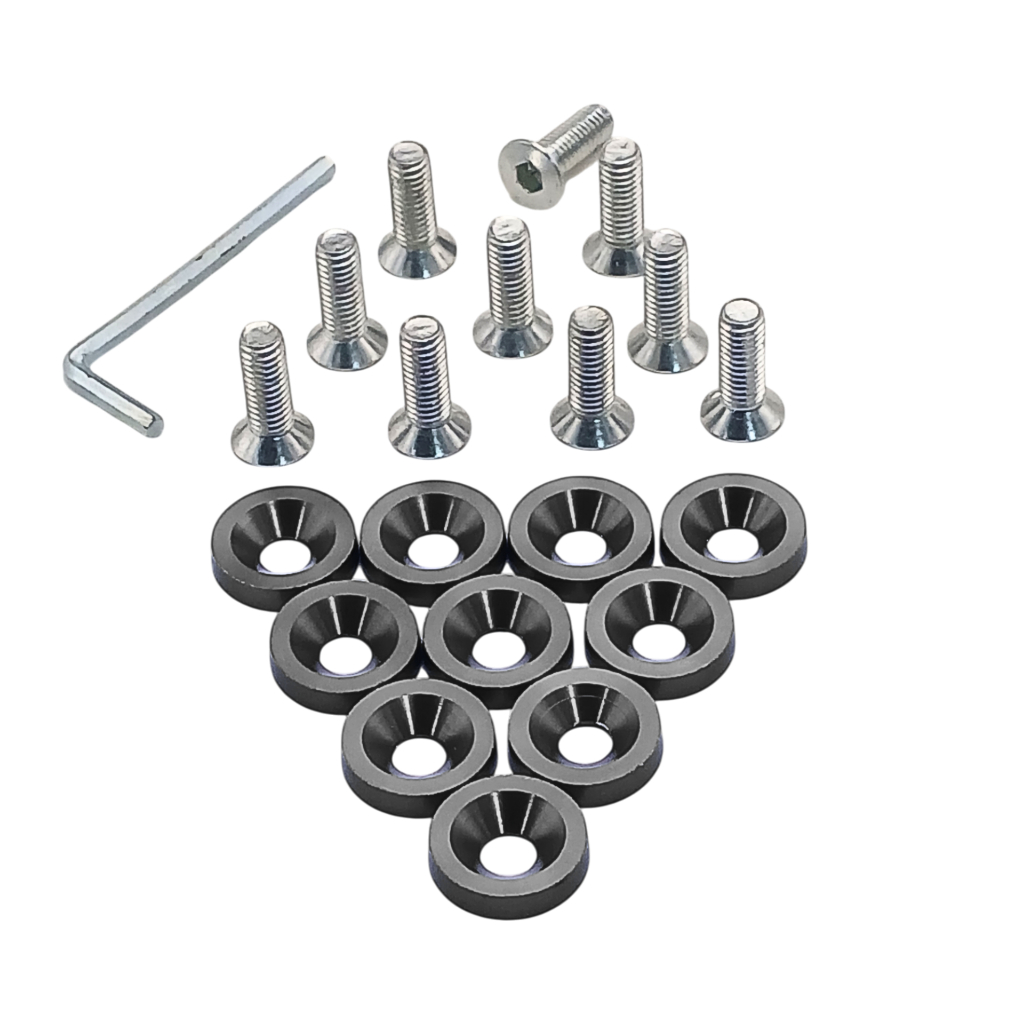 Fender Conjunto De Arruelas De Alumínio E Parafusos De Pára-Choque Estilo M6 JDM Com 10 Pacotes Para Honda Civic Integra em Oferta na Shopee