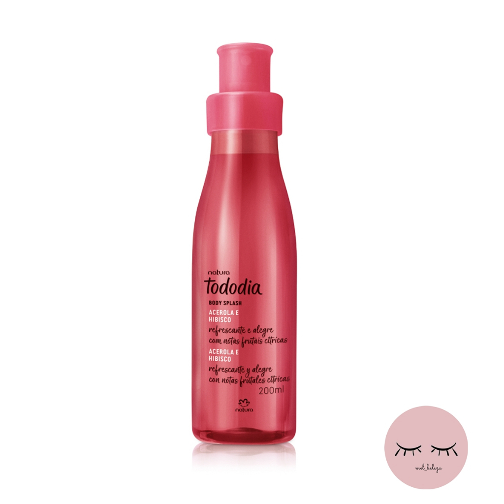 Body Splash Desodorante Colônia Tododia Acerola e Hibisco 200 ml