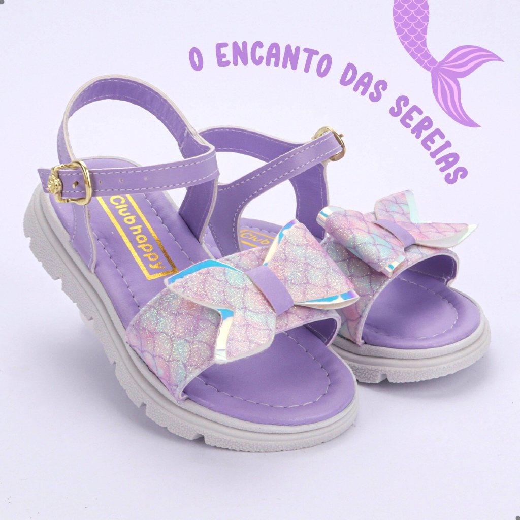 Sandalia Infantil Menina Sandalia De Menina Sereia Sandalia Menina Infantil Sandália Infantil em Oferta na Shopee